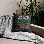 Rejoice in His Love: Zephaniah 3:17 Premium Pillow