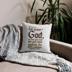 Full Armor Of God: Ephesians 6:11 Premium Pillow