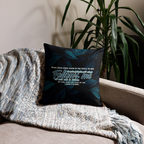 Light Of The World: John 8:12 Premium Pillow