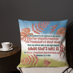 Renewed By The Spirit: Romans 12:2 Premium Pillow