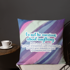 Prayer & Gratitude: Philippians 4:6 Premium Pillow