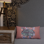 Fearless Woman: Proverbs 31:30 Premium Pillow