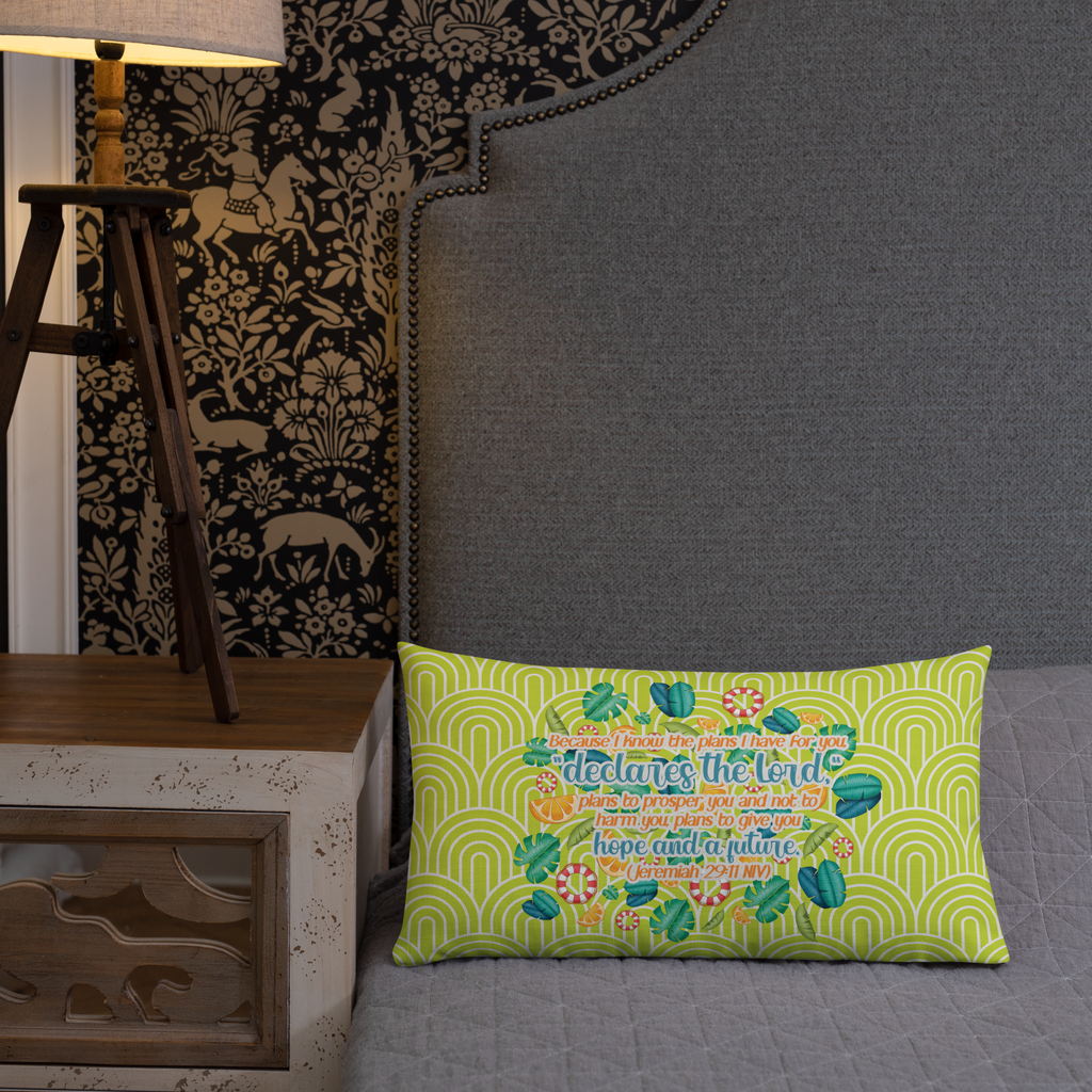 Hope & Future: Jeremiah 29:11 Premium Pillow