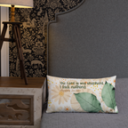 The Lord Is My Shepherd: Psalm 23:1 Premium Pillow