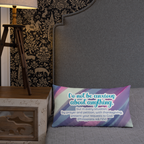 Prayer & Gratitude: Philippians 4:6 Premium Pillow