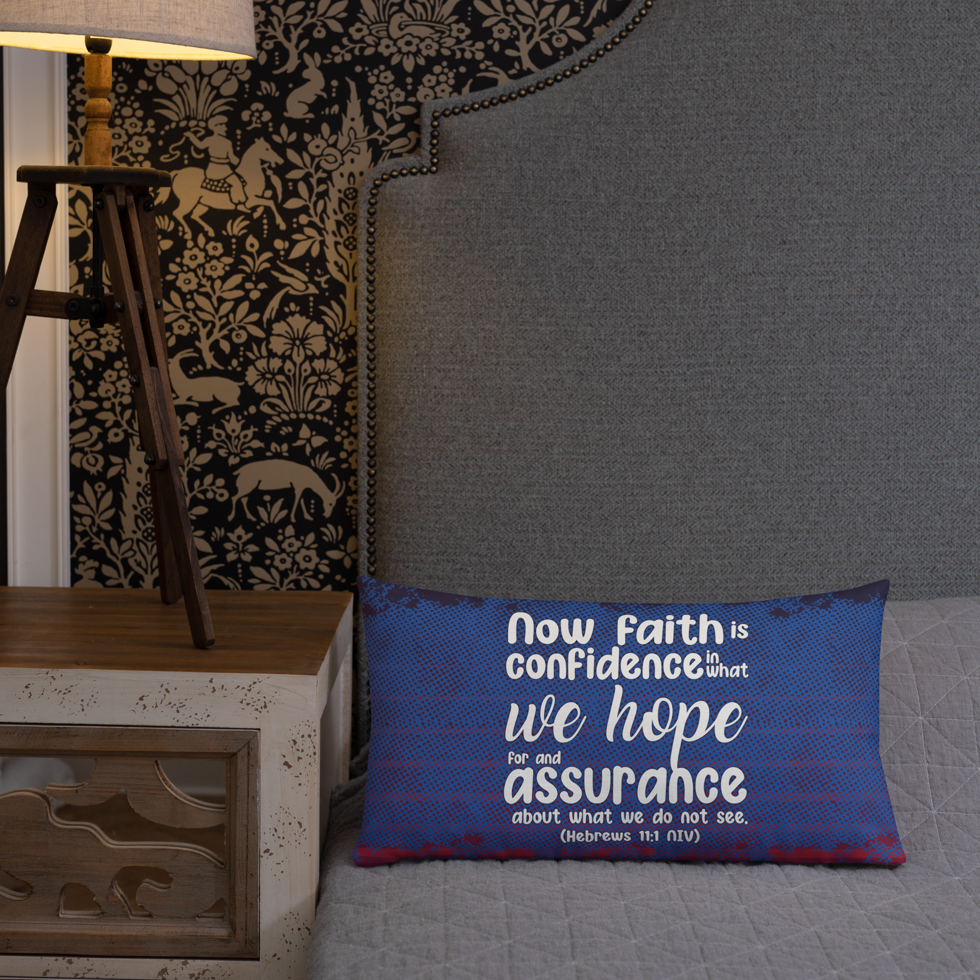 Faith & Hope: Hebrews 11:1 Premium Pillow