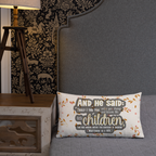 Childlike Faith: Matthew 18:3 Premium Pillow