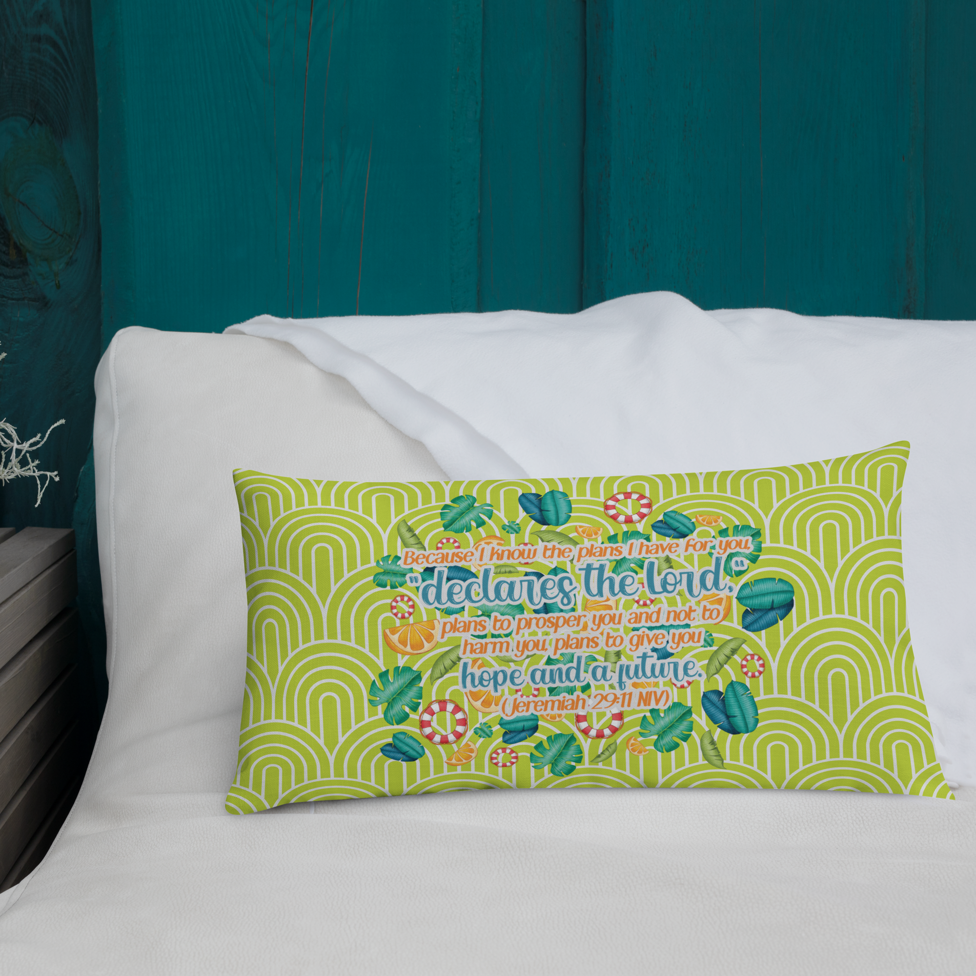 Hope & Future: Jeremiah 29:11 Premium Pillow