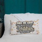 Childlike Faith: Matthew 18:3 Premium Pillow