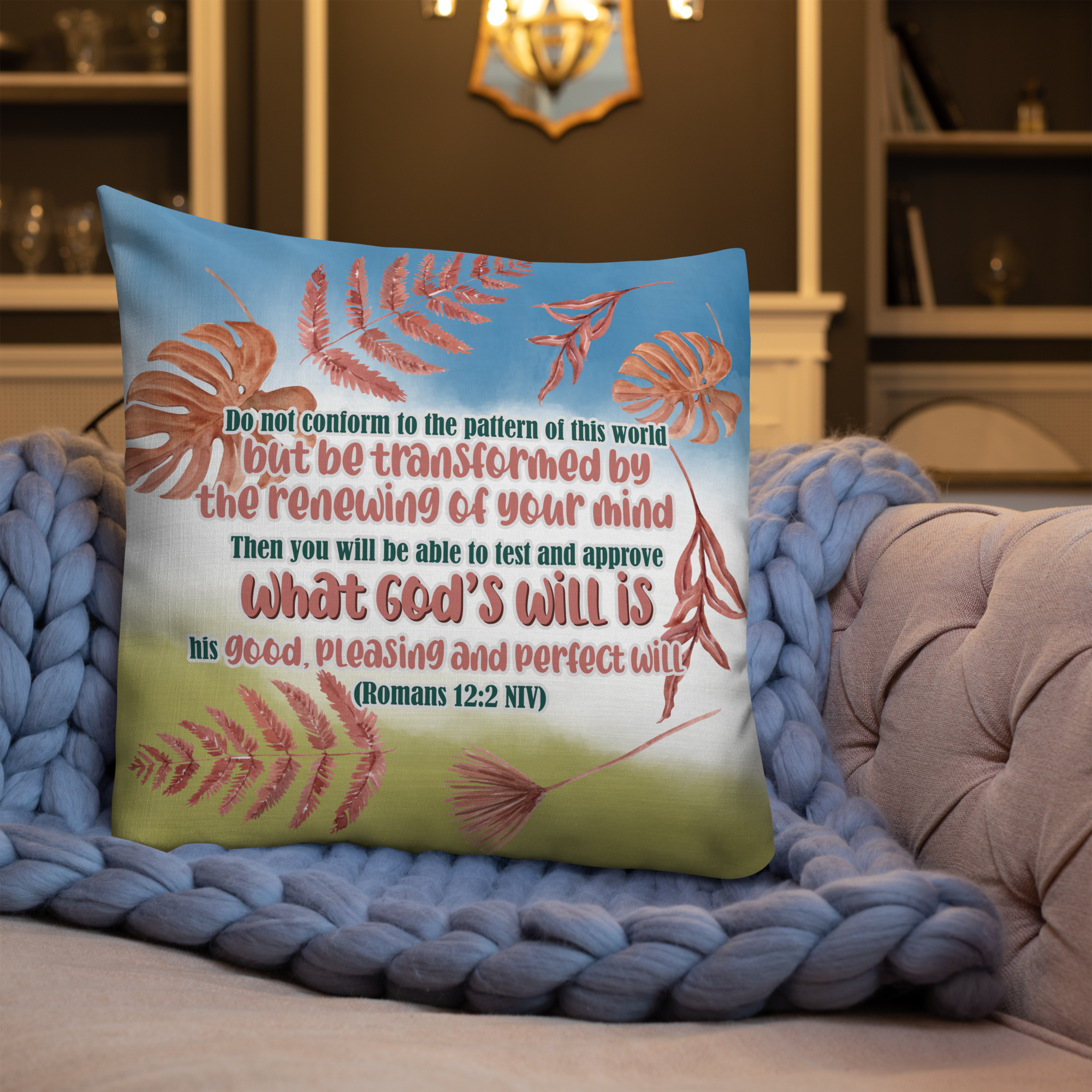 Renewed By The Spirit: Romans 12:2 Premium Pillow