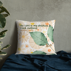 The Lord Is My Shepherd: Psalm 23:1 Premium Pillow