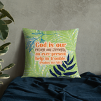 God Our Refuge: Psalm 46:1 Premium Pillow