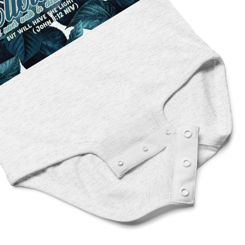 Light Of The World: John 8:12 Baby Bodysuit