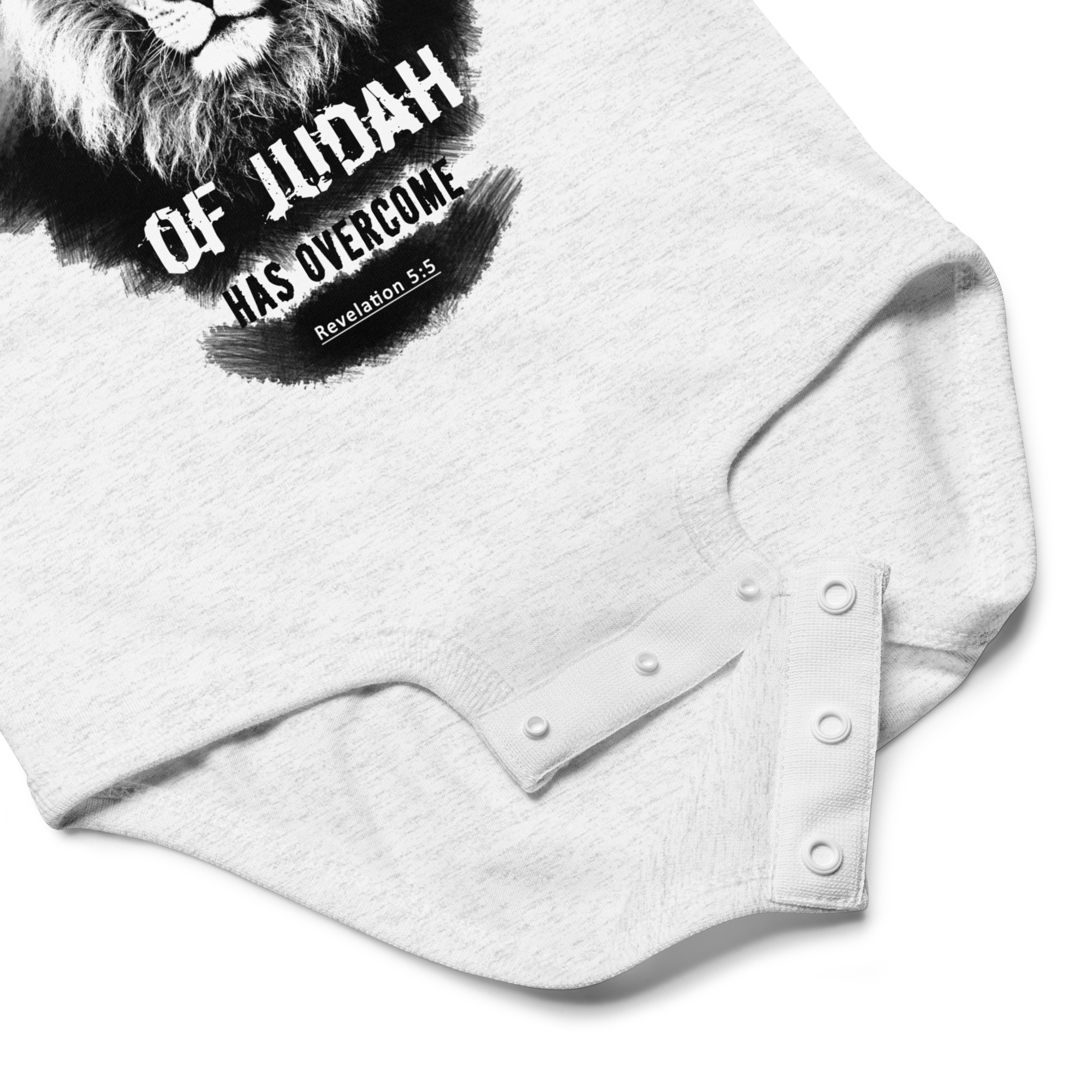 The Lion of Judah: Revelation 5:5 Baby Bodysuit