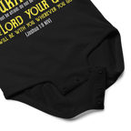 Be Strong & Courageous: Joshua 1:9 Baby Bodysuit