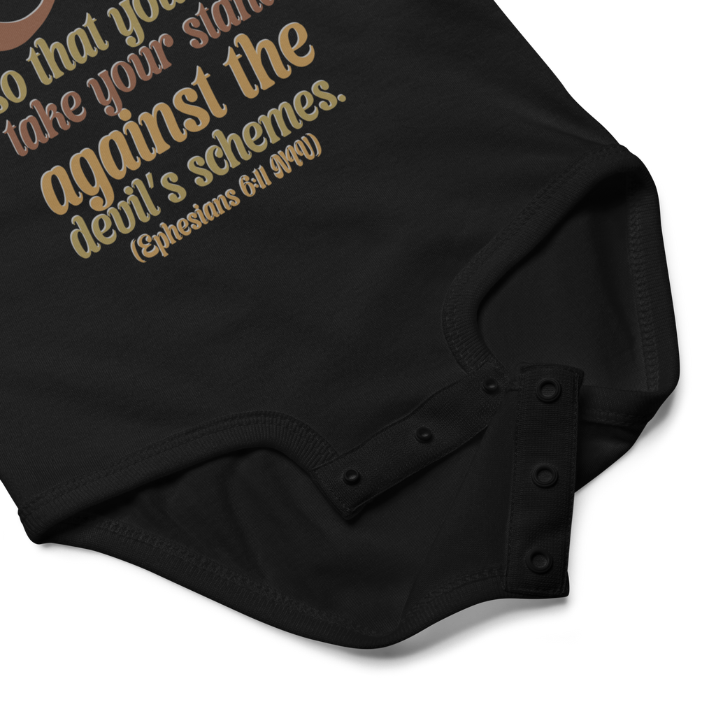 Full Armor Of God: Ephesians 6:11 Baby Bodysuit