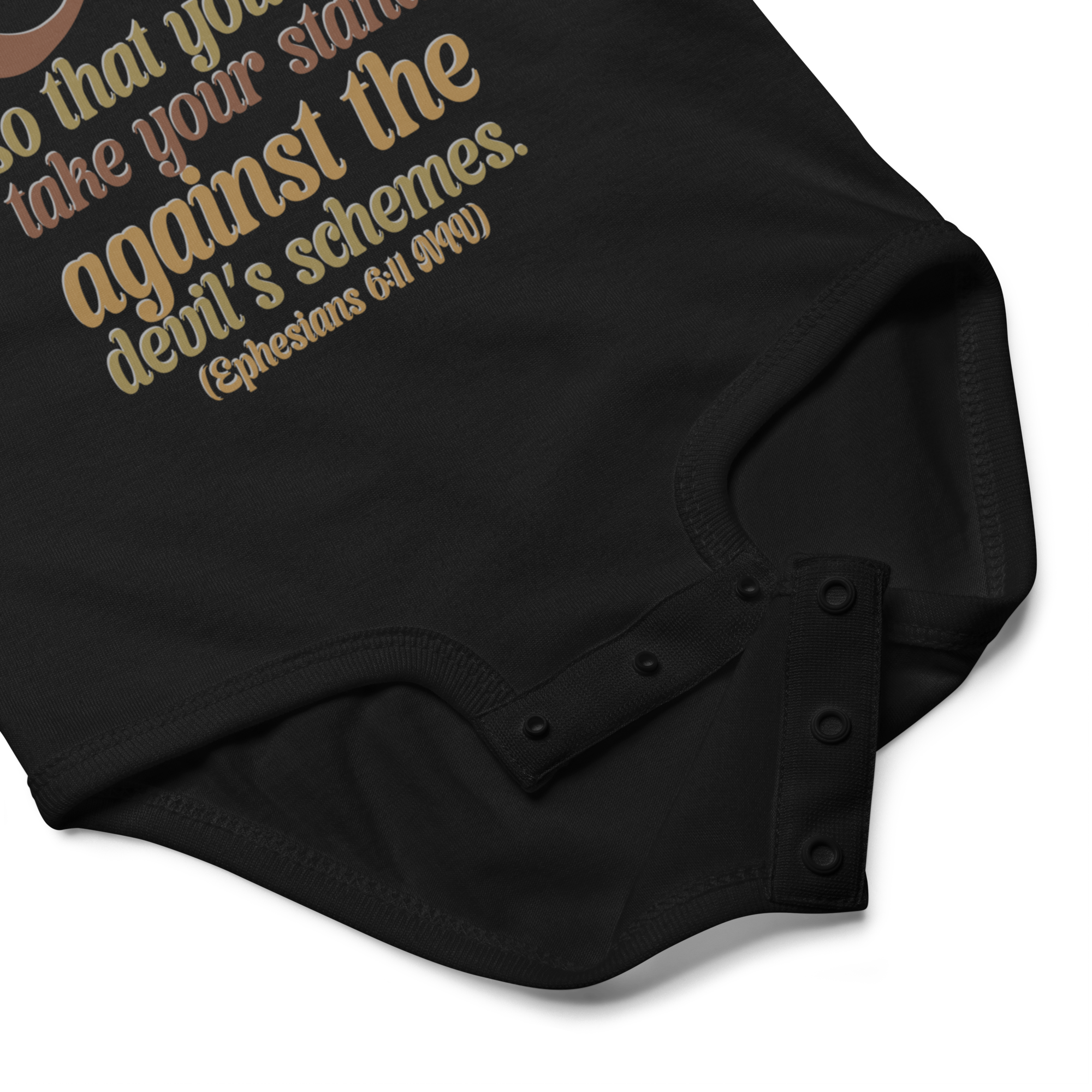 Full Armor Of God: Ephesians 6:11 Baby Bodysuit