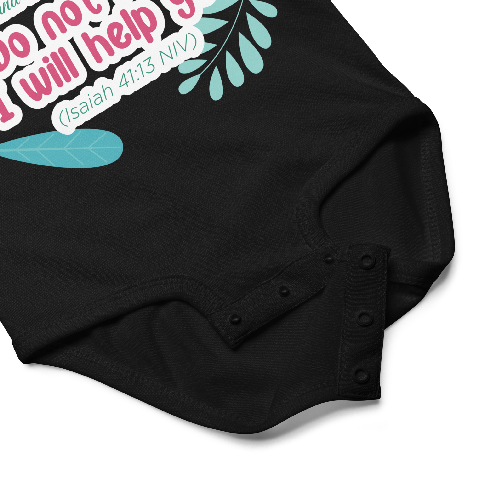 Fear Not: Isaiah 41:13 Baby Bodysuit