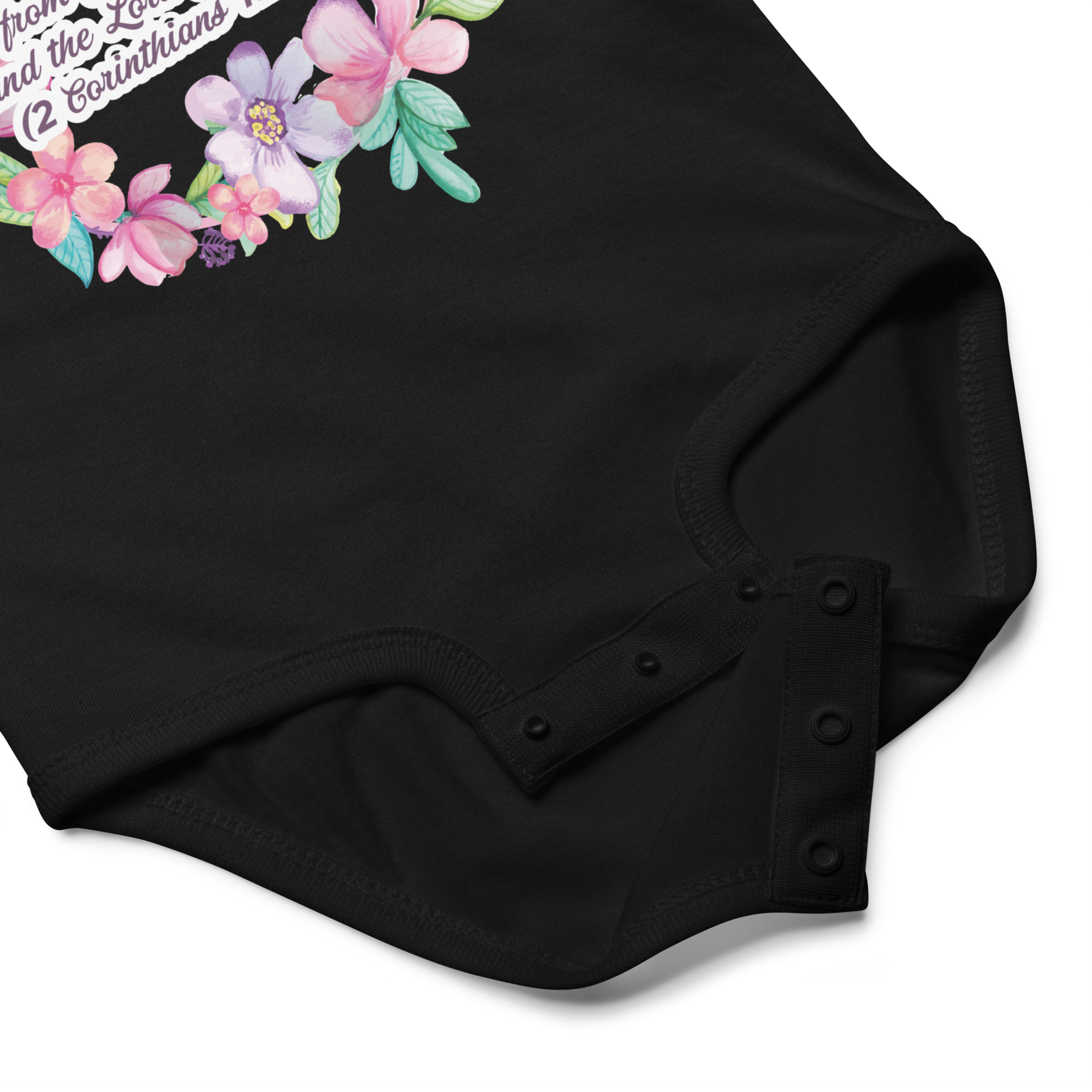Grace & Peace Blooms: 2 Corinthians 1:2 Baby Bodysuit