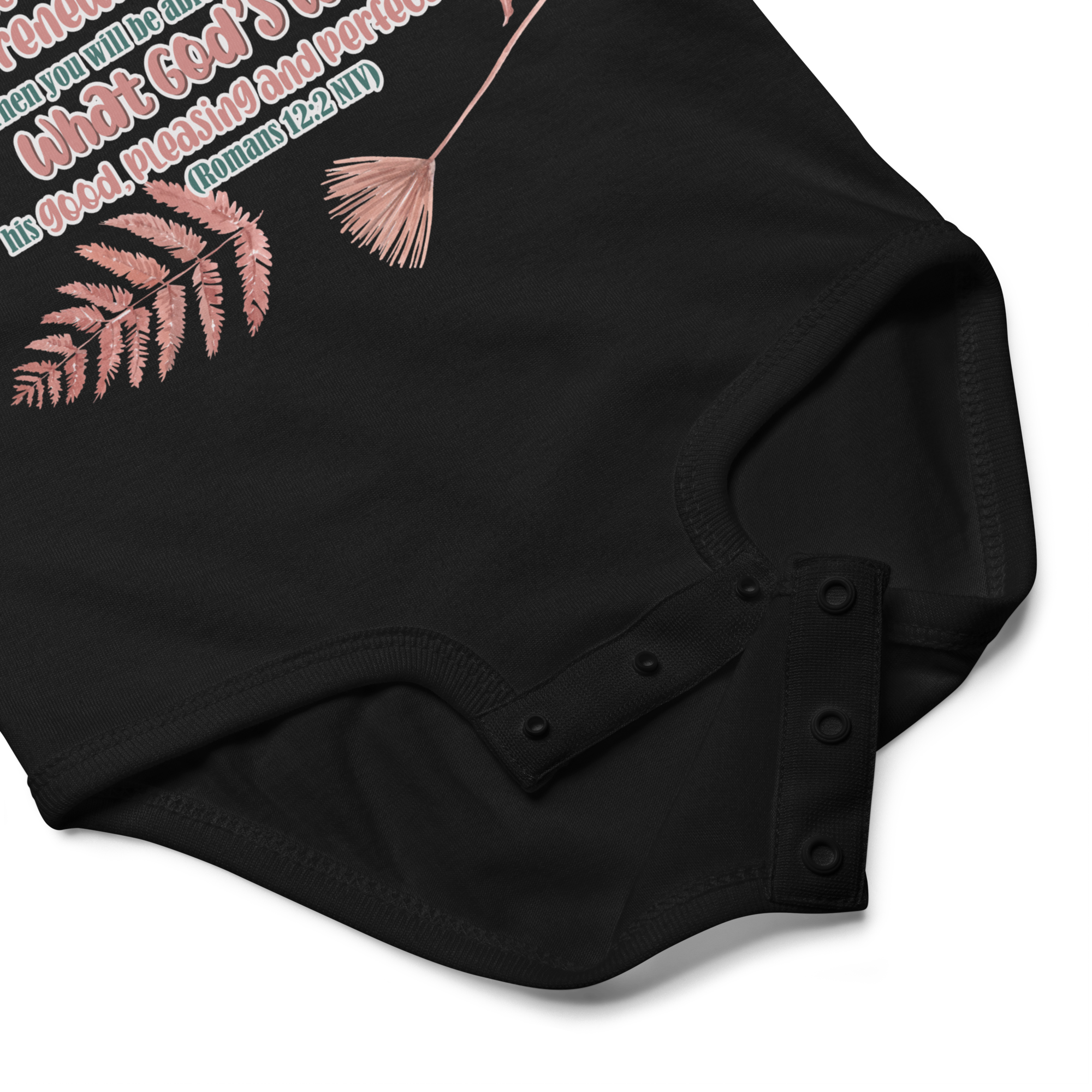 Renewed By The Spirit: Romans 12:2 Baby Bodysuit