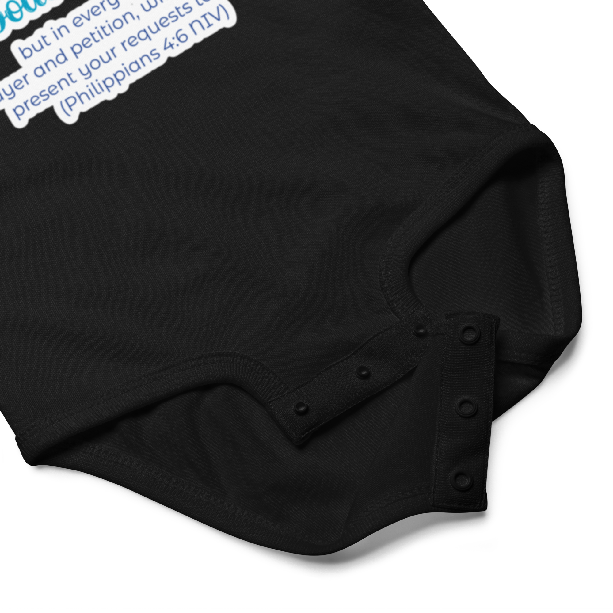 Prayer & Gratitude: Philippians 4:6 Baby Bodysuit