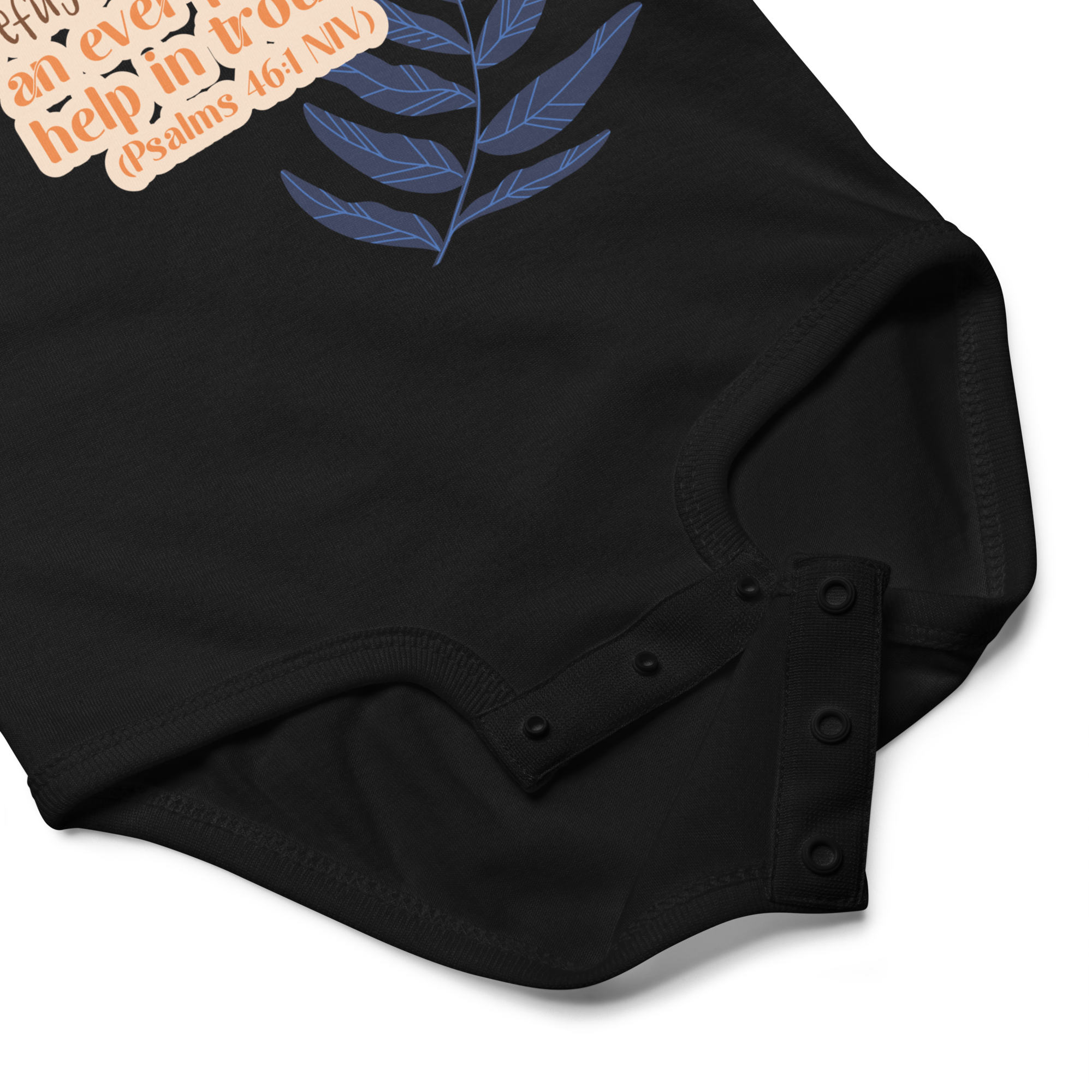 God Our Refuge: Psalm 46:1 Baby Bodysuit