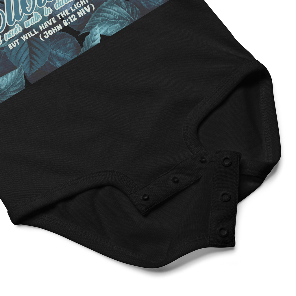Light Of The World: John 8:12 Baby Bodysuit