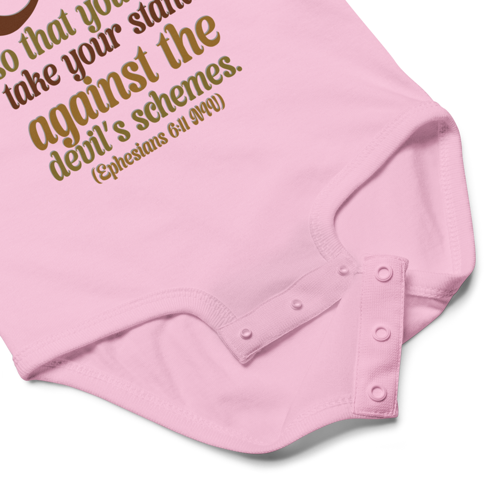 Full Armor Of God: Ephesians 6:11 Baby Bodysuit