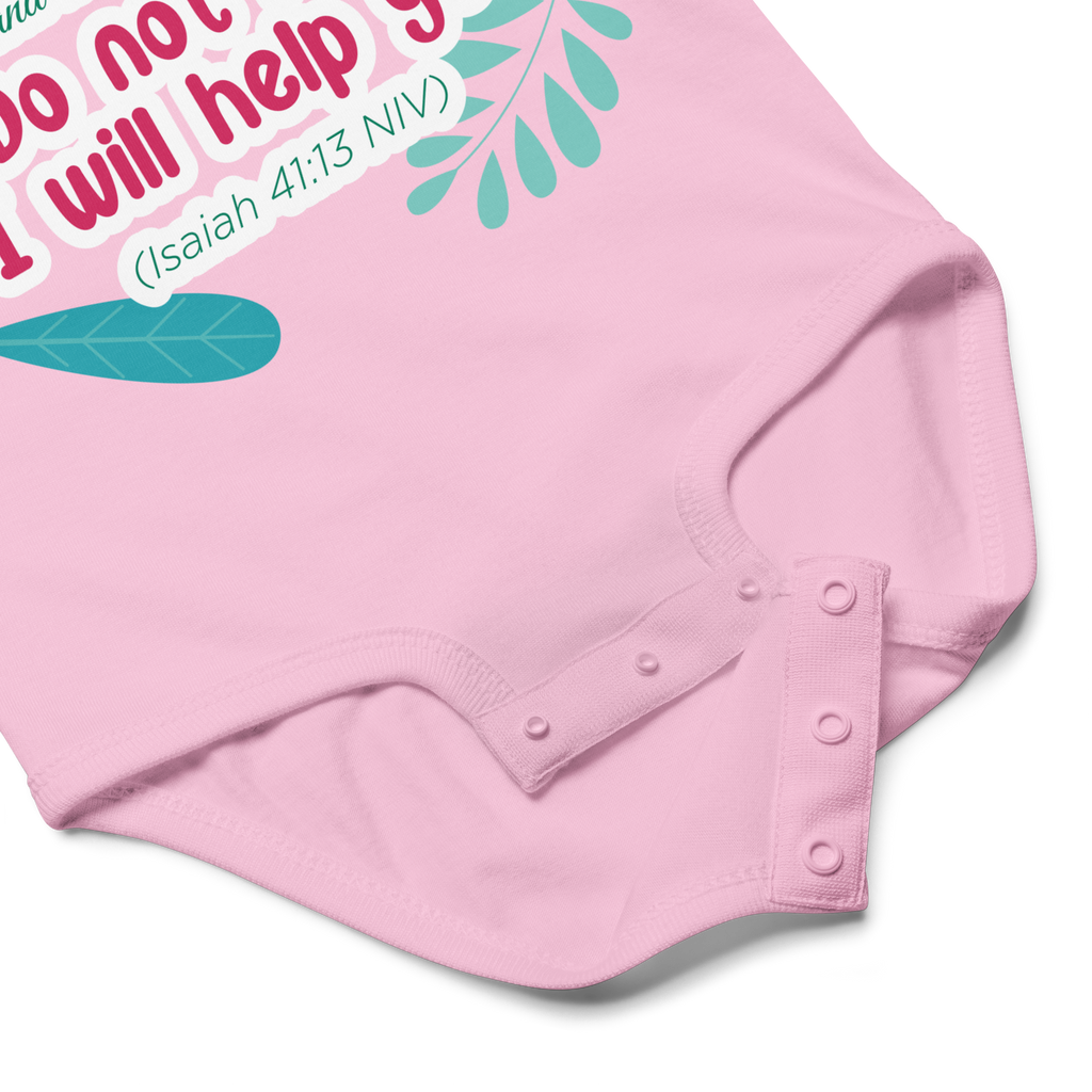 Fear Not: Isaiah 41:13 Baby Bodysuit