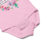 Grace & Peace Blooms: 2 Corinthians 1:2 Baby Bodysuit