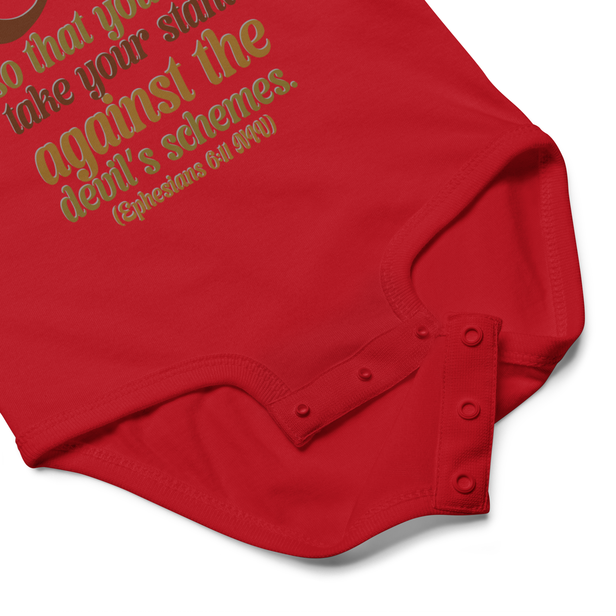 Full Armor Of God: Ephesians 6:11 Baby Bodysuit