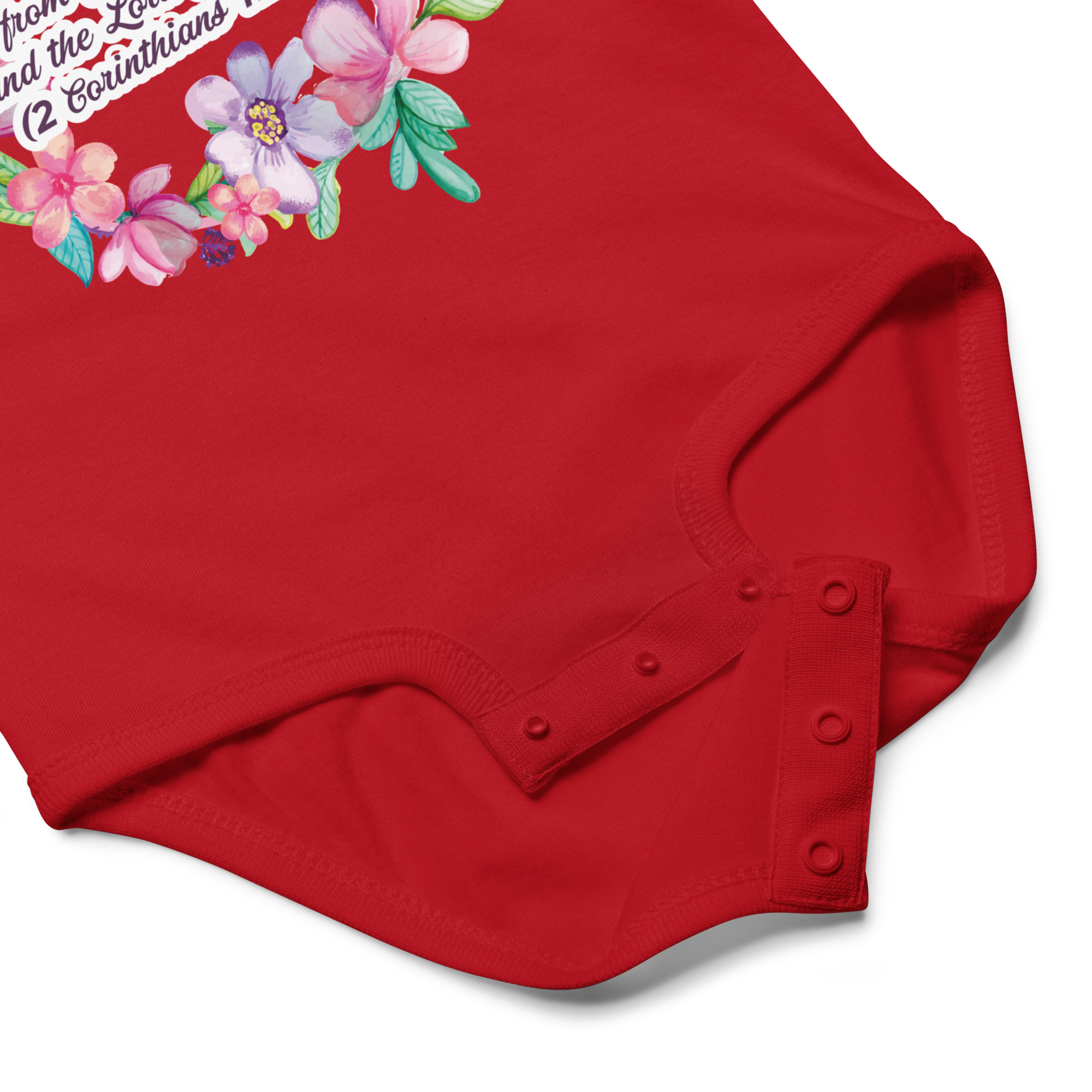 Grace & Peace Blooms: 2 Corinthians 1:2 Baby Bodysuit