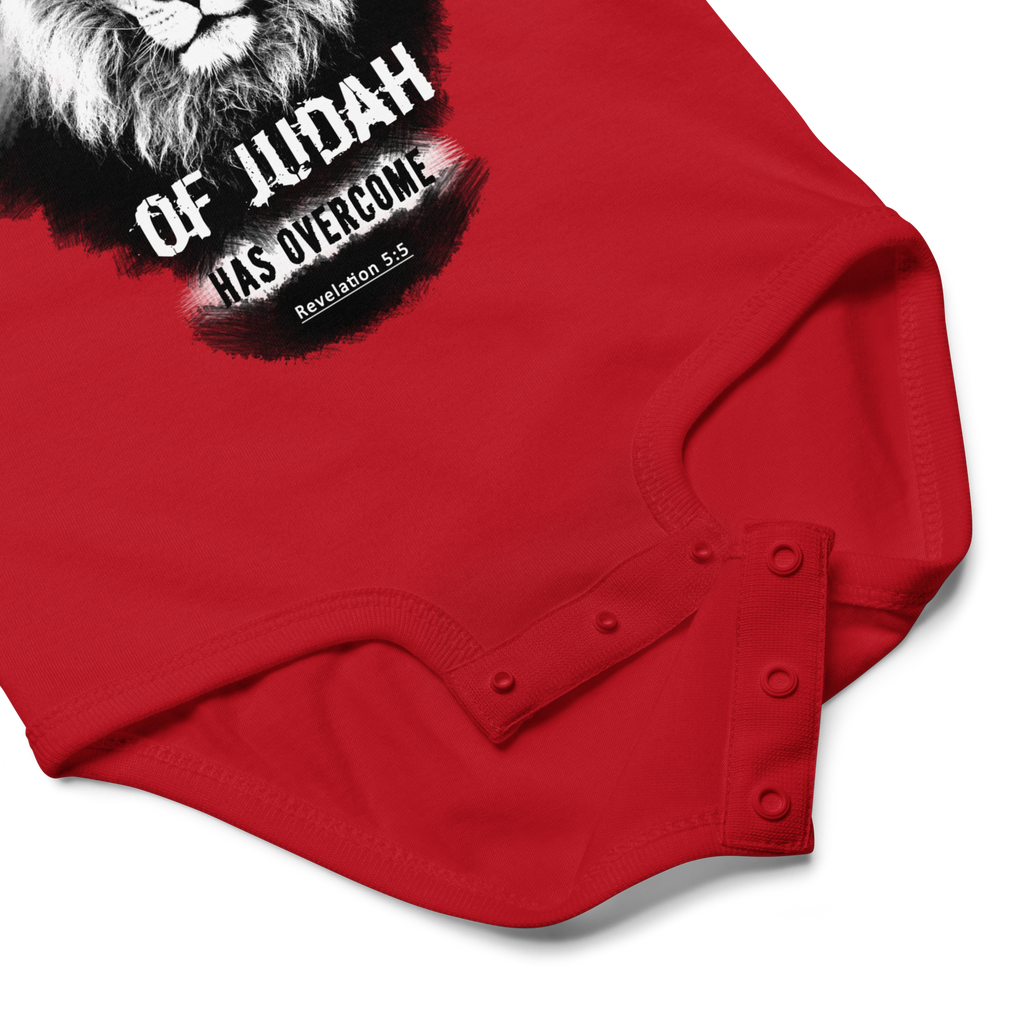 The Lion of Judah: Revelation 5:5 Baby Bodysuit