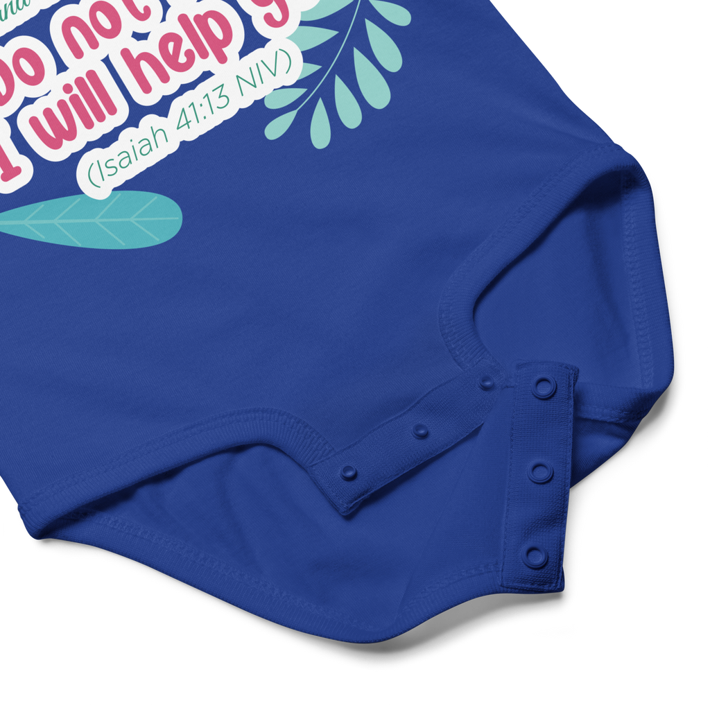 Fear Not: Isaiah 41:13 Baby Bodysuit