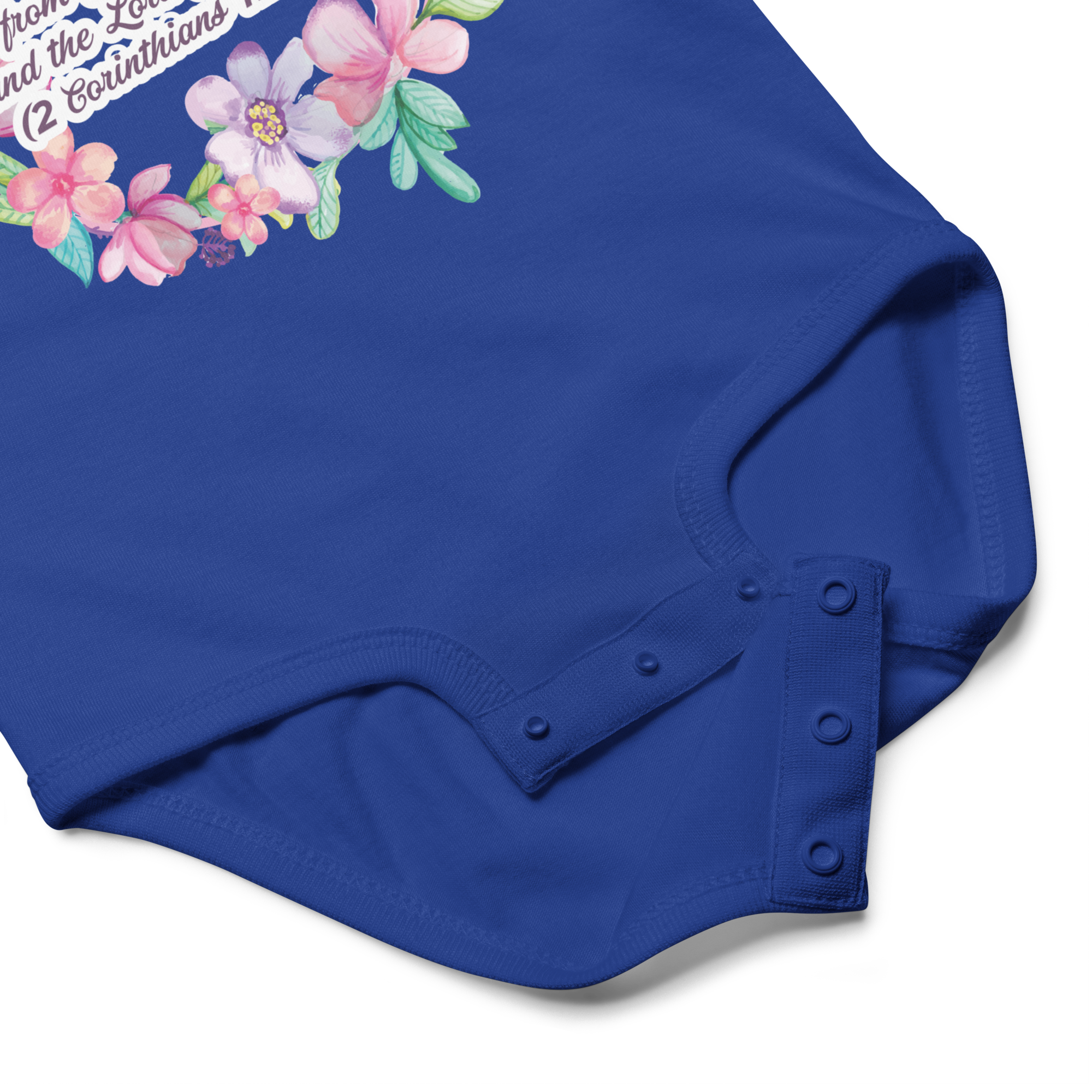 Grace & Peace Blooms: 2 Corinthians 1:2 Baby Bodysuit