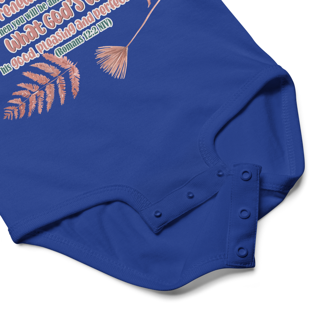 Renewed By The Spirit: Romans 12:2 Baby Bodysuit