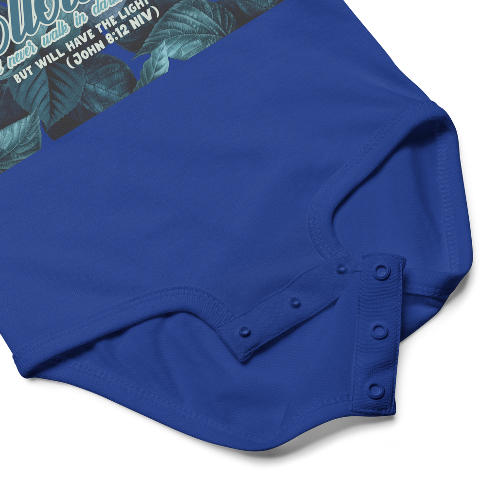 Light Of The World: John 8:12 Baby Bodysuit