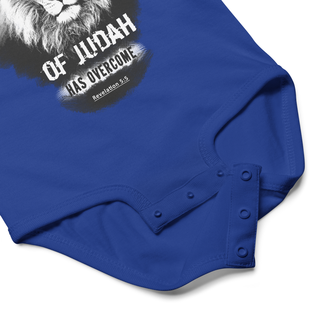 The Lion of Judah: Revelation 5:5 Baby Bodysuit