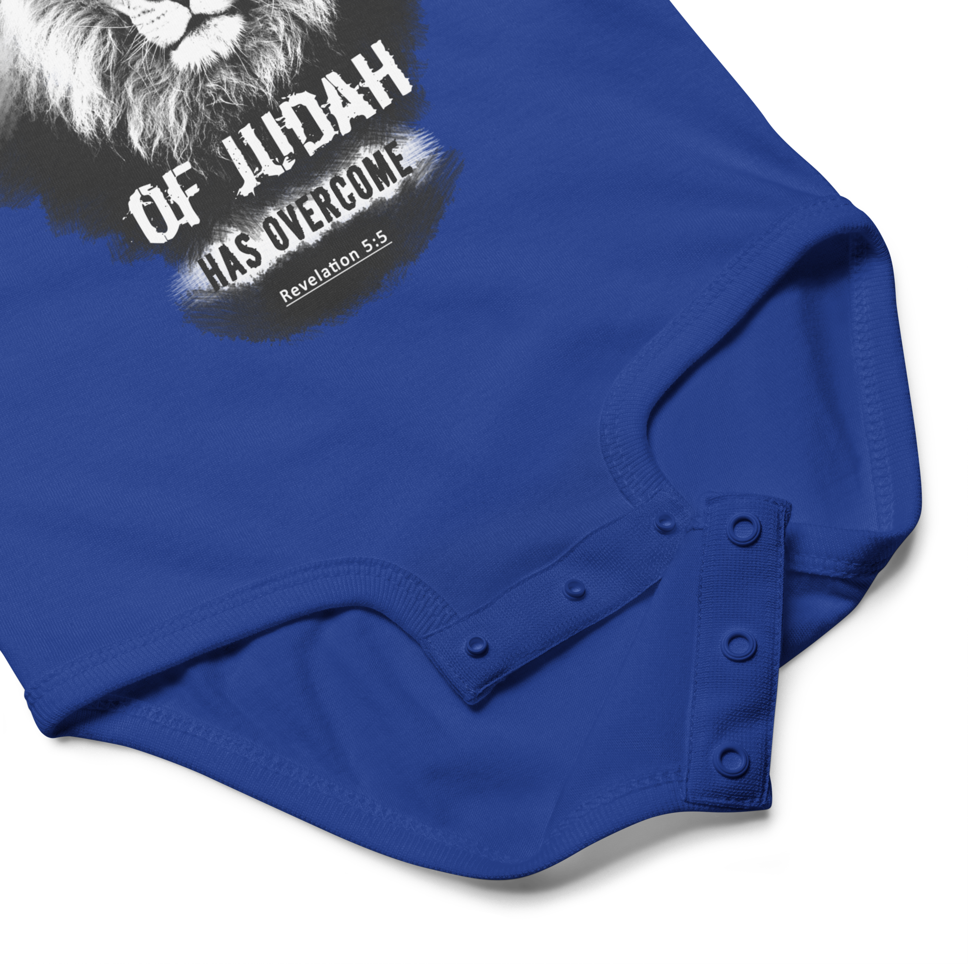 The Lion of Judah: Revelation 5:5 Baby Bodysuit