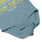 Be Strong & Courageous: Joshua 1:9 Baby Bodysuit