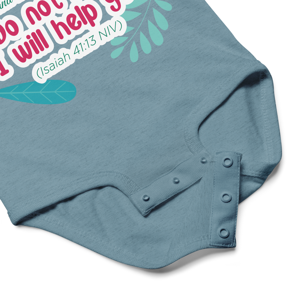 Fear Not: Isaiah 41:13 Baby Bodysuit