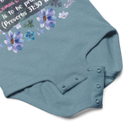 Fearless Woman: Proverbs 31:30 Baby Bodysuit