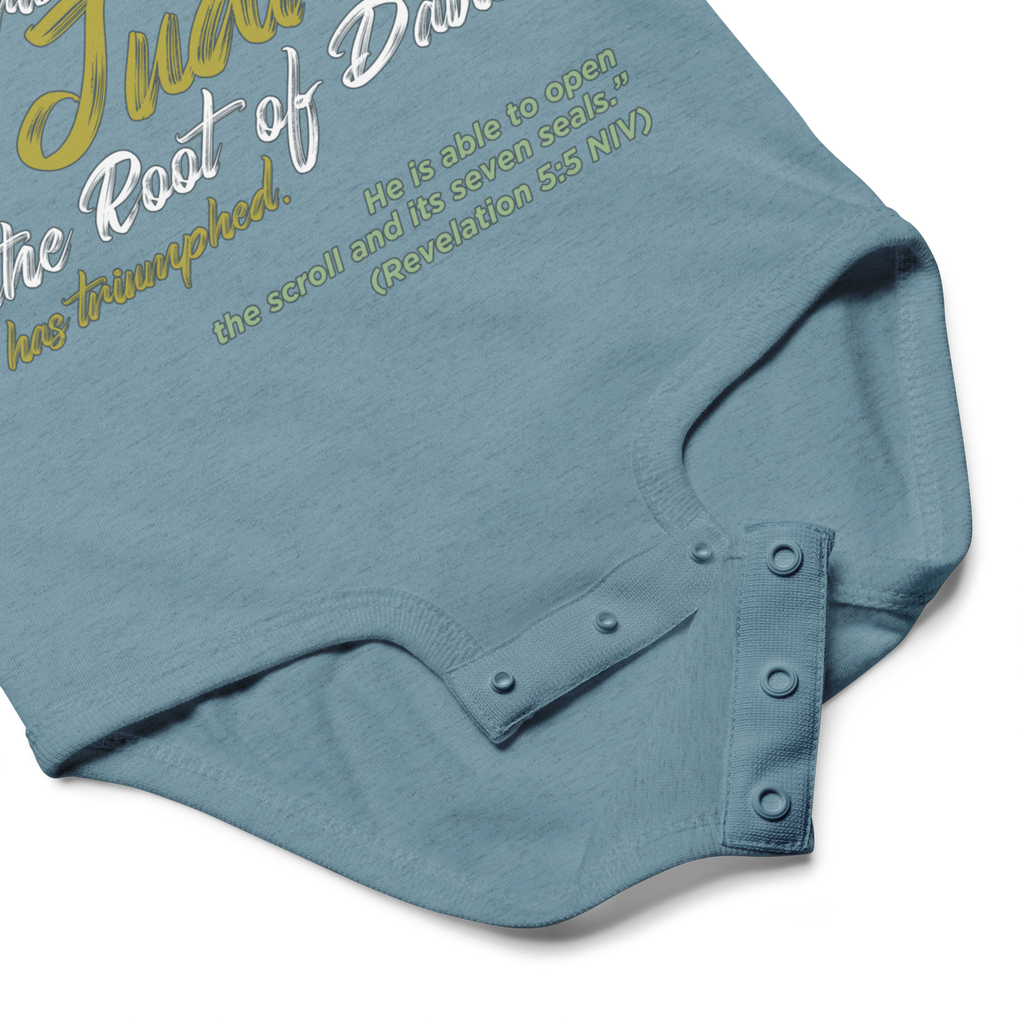 Lion of Judah & Root of David: Revelation 5:5 Baby Bodysuit