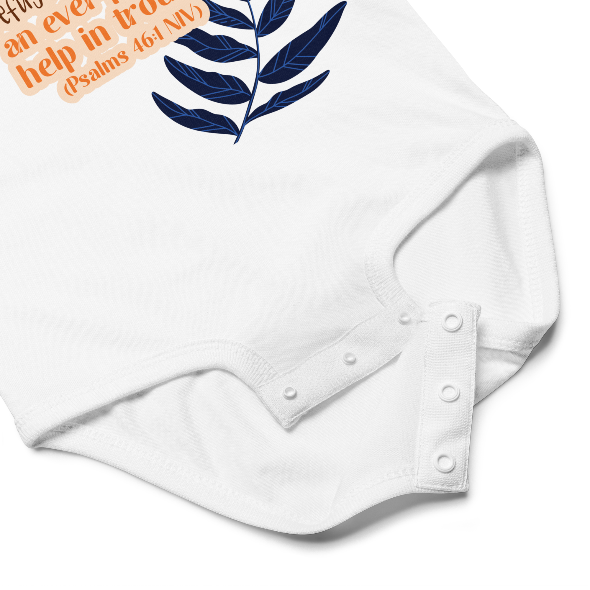 God Our Refuge: Psalm 46:1 Baby Bodysuit