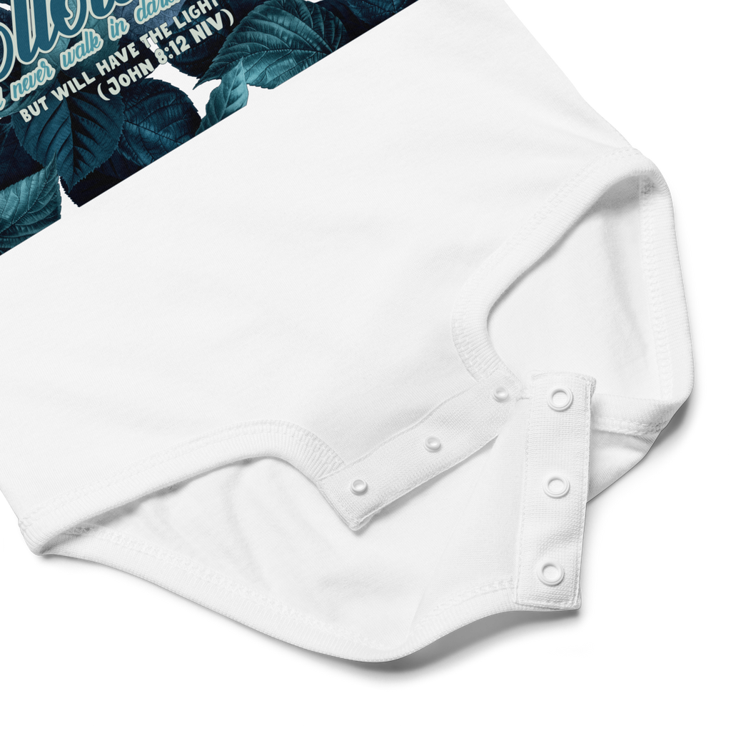 Light Of The World: John 8:12 Baby Bodysuit