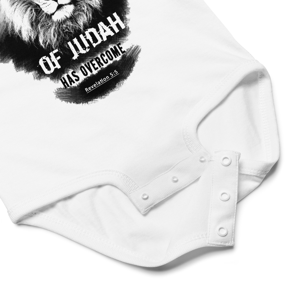 The Lion of Judah: Revelation 5:5 Baby Bodysuit
