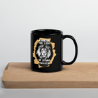 The Lion of Judah: Revelation 5:5 Black Glossy Mug (11 oz / 15 oz)