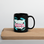 Fear Not: Isaiah 41:13 Black Glossy Mug (11 oz / 15 oz)