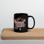 Renewed By The Spirit: Romans 12:2 Black Glossy Mug (11 oz / 15 oz)