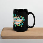 Hope & Future: Jeremiah 29:11 Black Glossy Mug (11 oz / 15 oz)